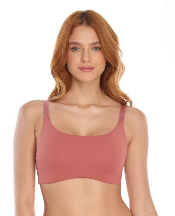 Brasier realce natural | Sin arcos | Con Powernet | Cargaderas anchas | En microfibra_ Ref: 47820