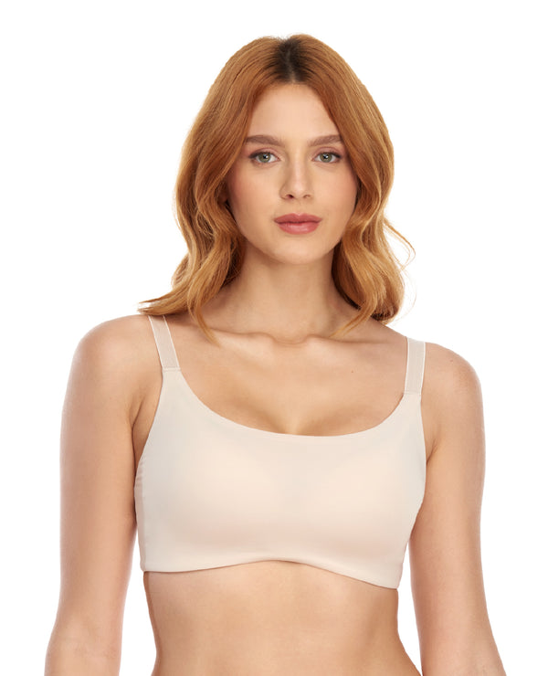 Brasier realce natural | Tipo top | Con Powernet | En microfibra | Cargaderas graduables_ Ref: 47820