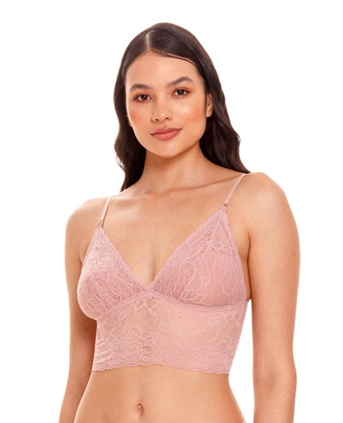Encaje Crop Top Tipo Sosten Sujetador Bralette Crop Top De Encaje